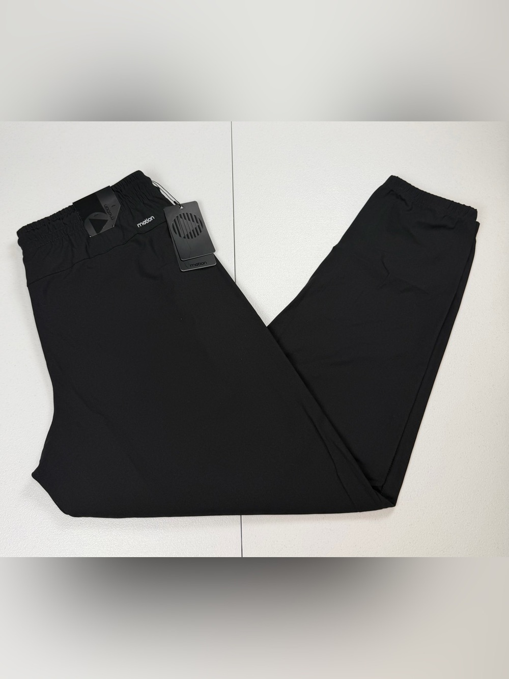 Motion Men’s City Tech Jogger Sz Medium Black NWT Athletic Pants MSRP‎ $78